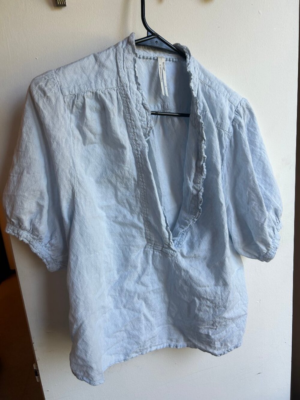 Anthropologie Blouse Blue Size Medium